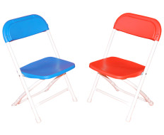 Kids Chairs (Folding) - Red