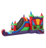 Rainbow Castle Combo – 2 Lane