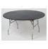 Plastic Table Cover – 60″ Round Black