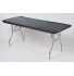 Plastic Table Cover – 8′ Black