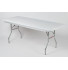 Plastic Table Cover – 8′ White