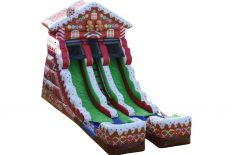 18' Gingerbread Candy Slide - 2 Lane