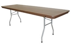 8' Table - Brown