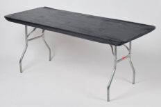 Plastic Table Cover - 8' Black