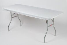 Plastic Table Cover - 8' White